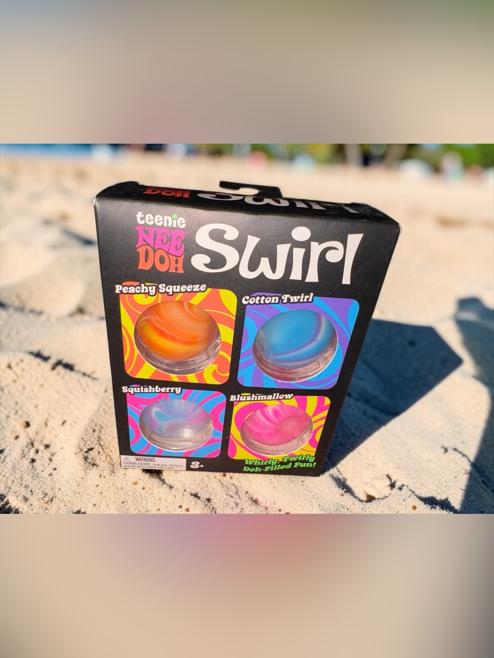 Teenie NeeDoh Swirl Stress Balls - Multicolor Set